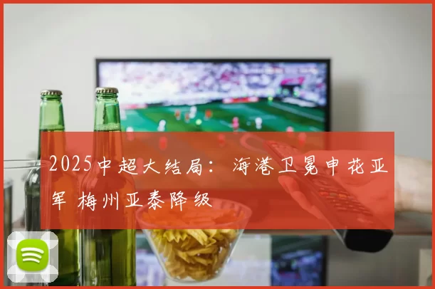 2025中超大结局：海港卫冕申花亚军 梅州亚泰降级