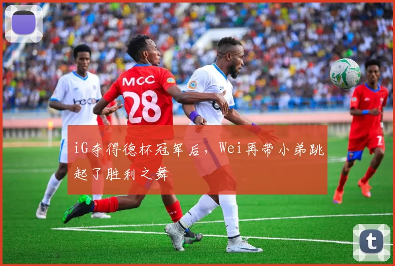 iG夺得德杯冠军后，Wei再带小弟跳起了胜利之舞