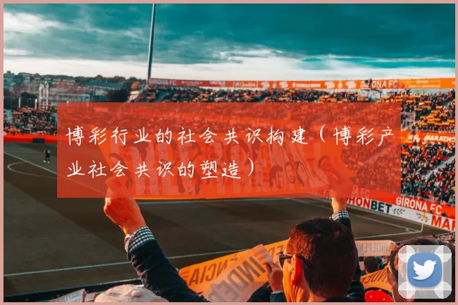 博彩行业的社会共识构建（博彩产业社会共识的塑造）